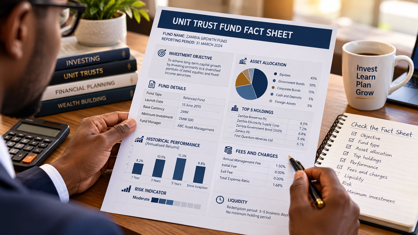 Analyzing a Unit Trust Fund Fact Sheet