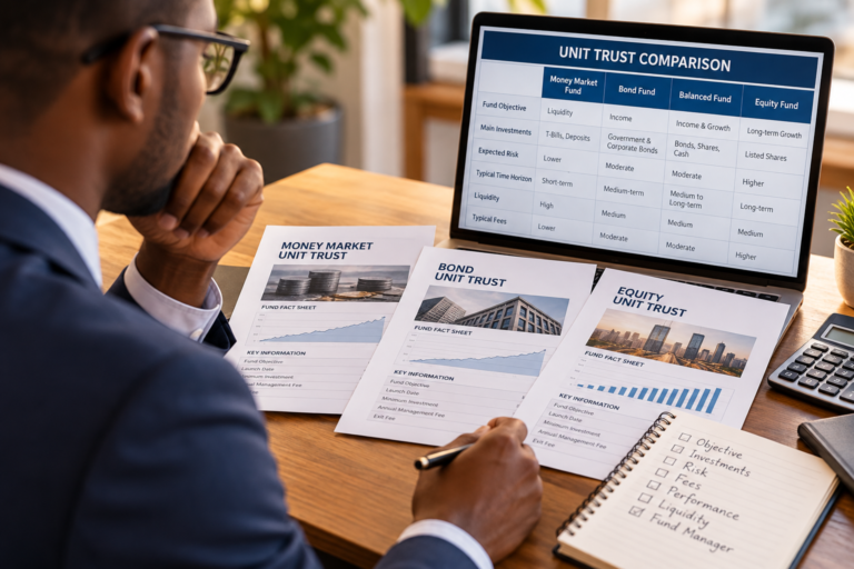 Compare unit trusts in Zambia: investment funds side by side